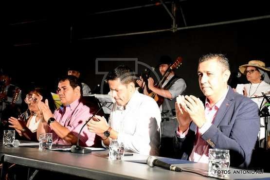 Pregón de las fiestas de Melenara (Foto Antonio Alí y Francisco Javier Santana)